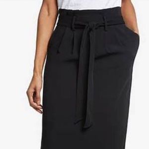 Boden paper bag skirt Size 4 - Black